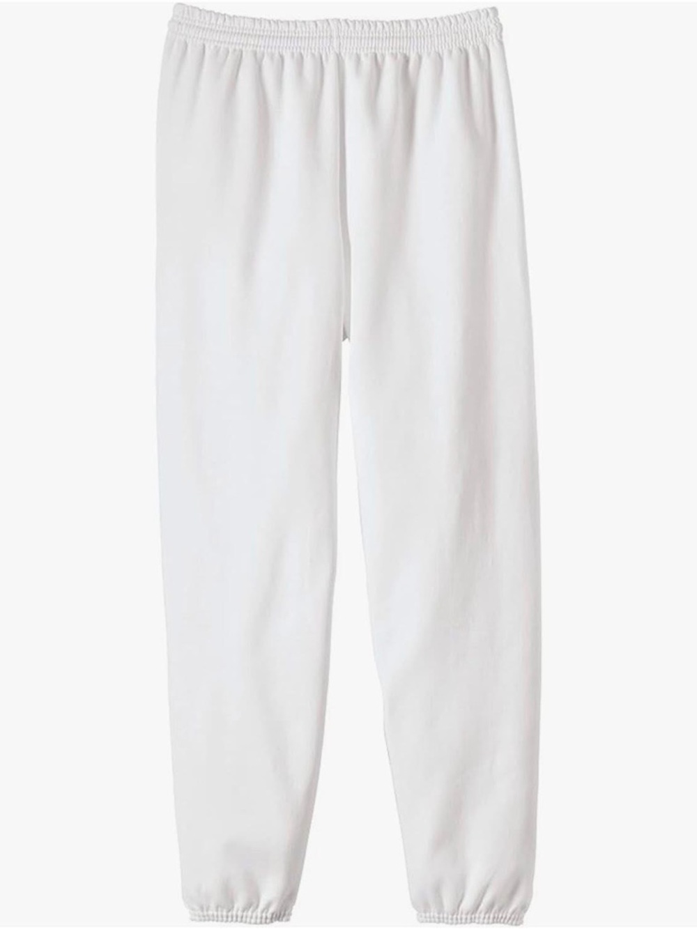 NWOT Hanes White Elastic Waist Sweatpants for Women